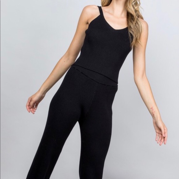 Cami Ribbed Sweater Loungewear Set - Picture 8 of 10